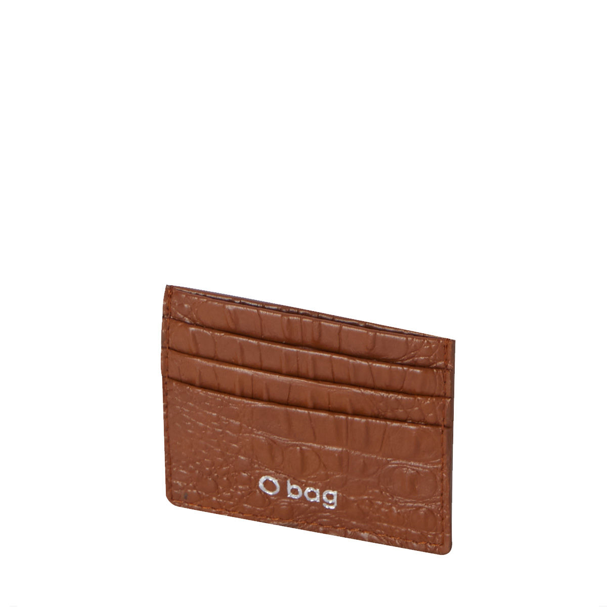 O bag card case Coconut print Synthetic fiber Biscuit