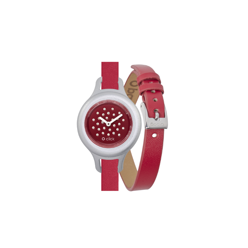 Hodinky O clock click shift Rosso