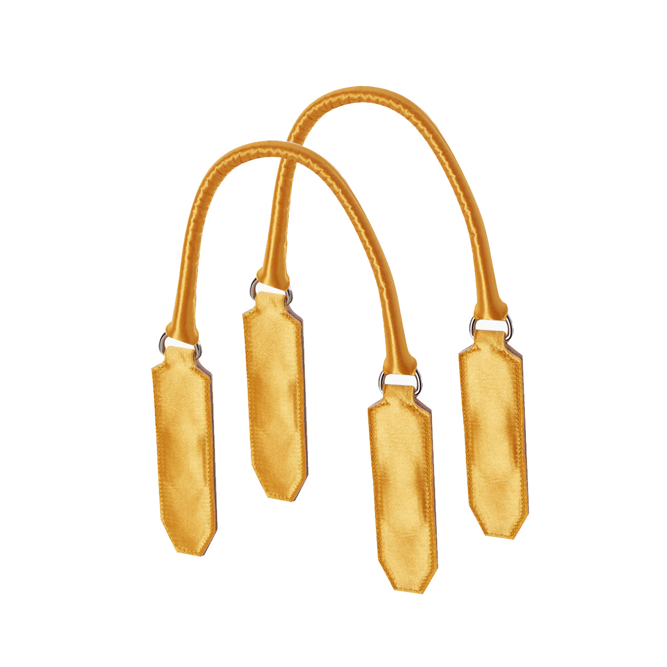 Manici corti Tubolare piatto Satin Curry