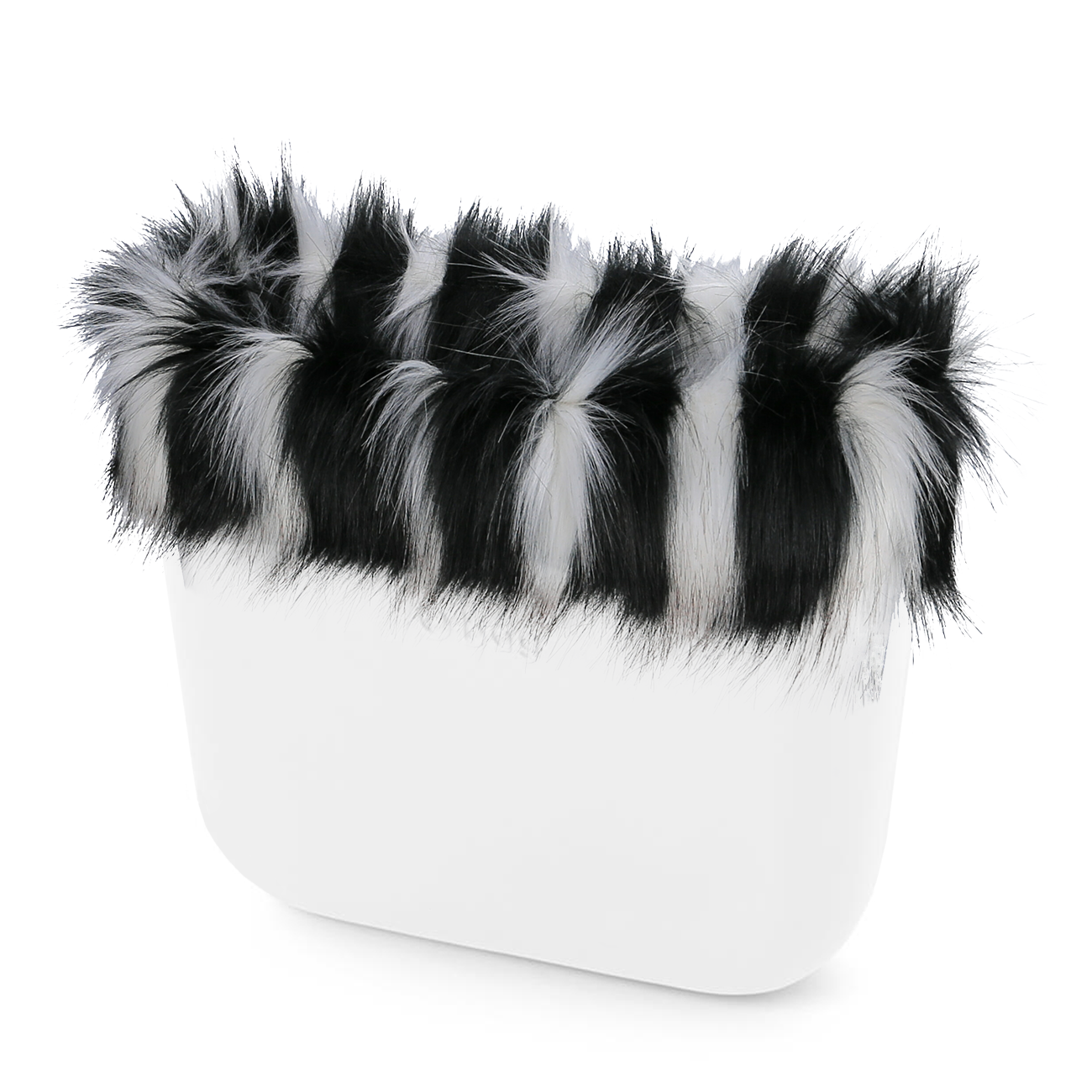 O bag mini Volpe Bianco Nero čelenka