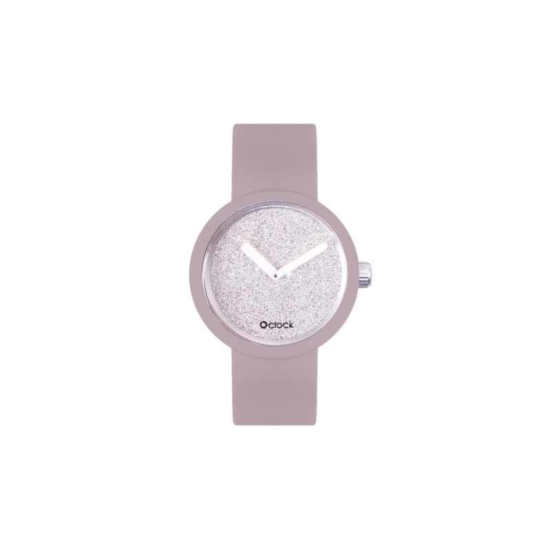 Watch o clock Viola pastello