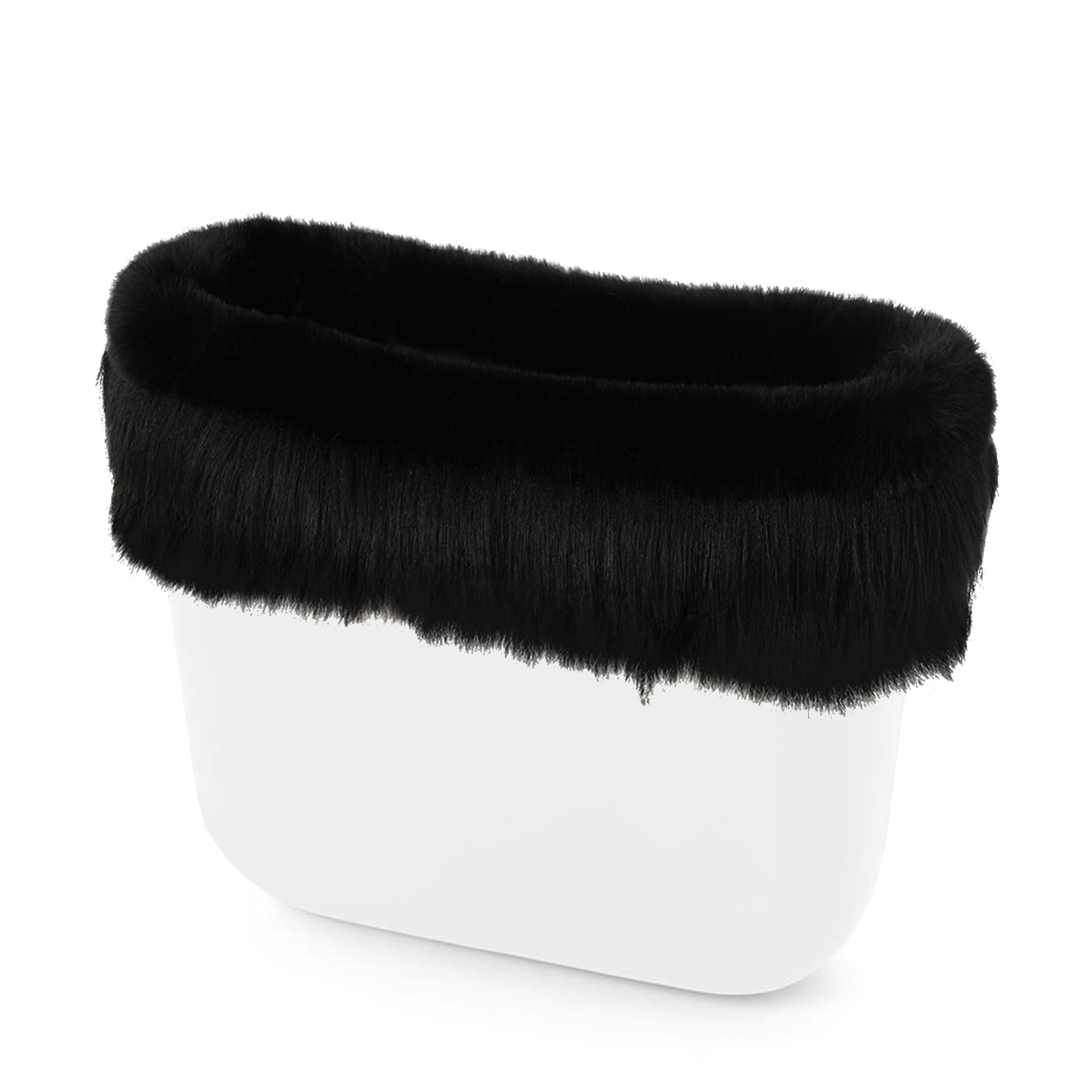 O bag mini Lapin scalettata Nero čelenka