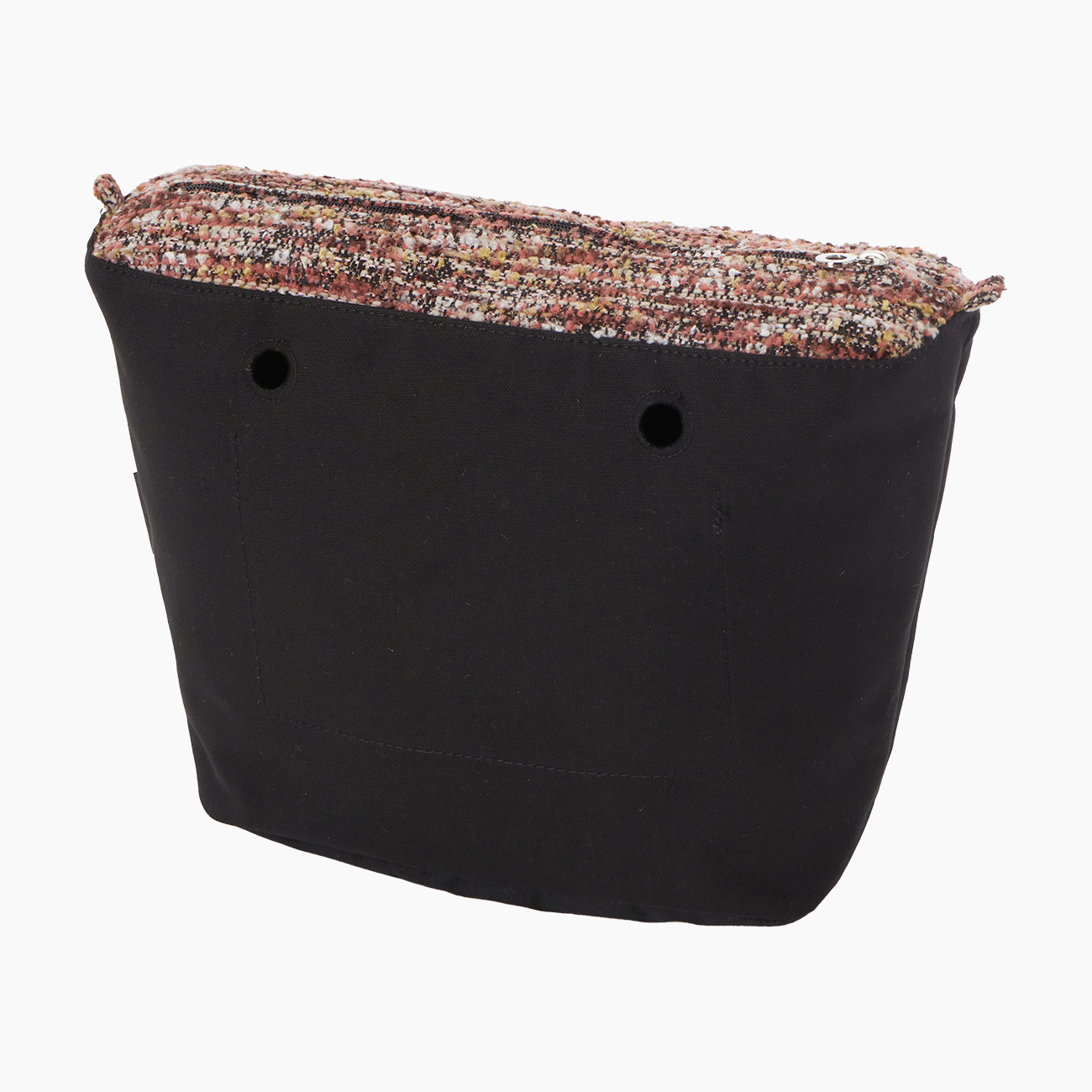 Organizer O bag standard Tweed boucle` Smoke pink