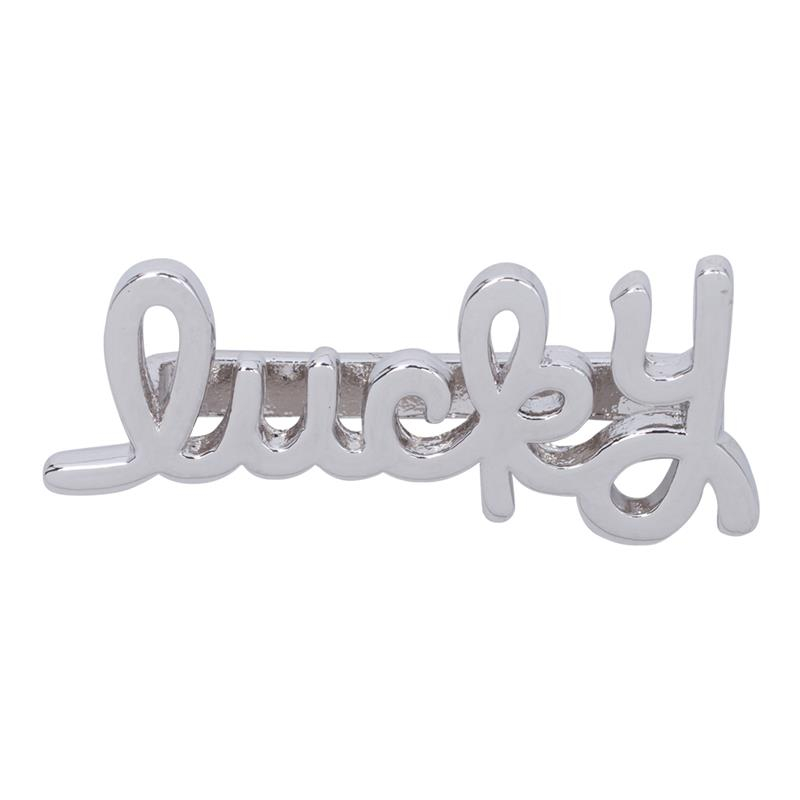 Orologio ciondolo O clock shift Lucky metallo Argento