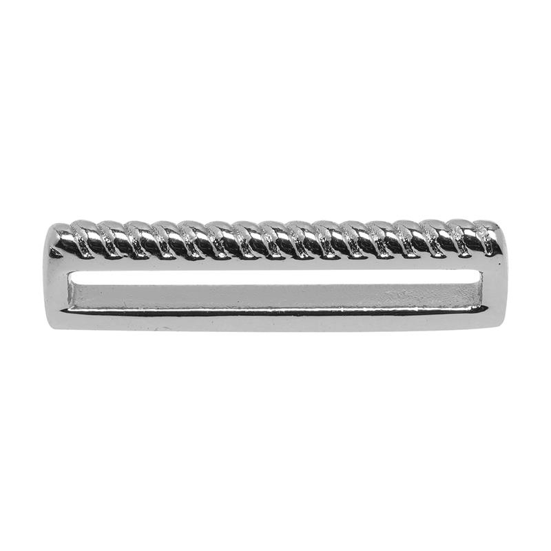 Ciondolo orologio O clock shift Pattern metallo Argento