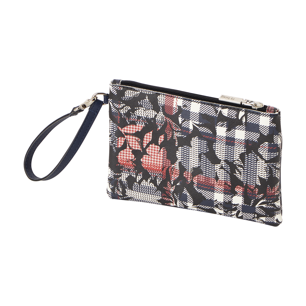 Kosmetická taška O bag Check floral Blu navy