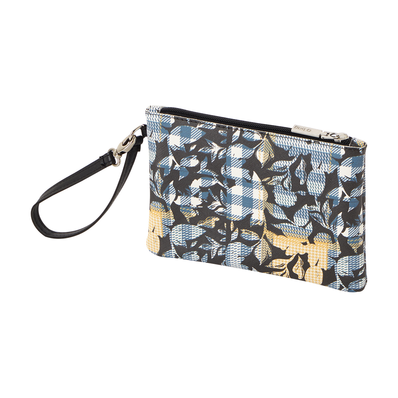 O bag check floral Nero kosmetická taška