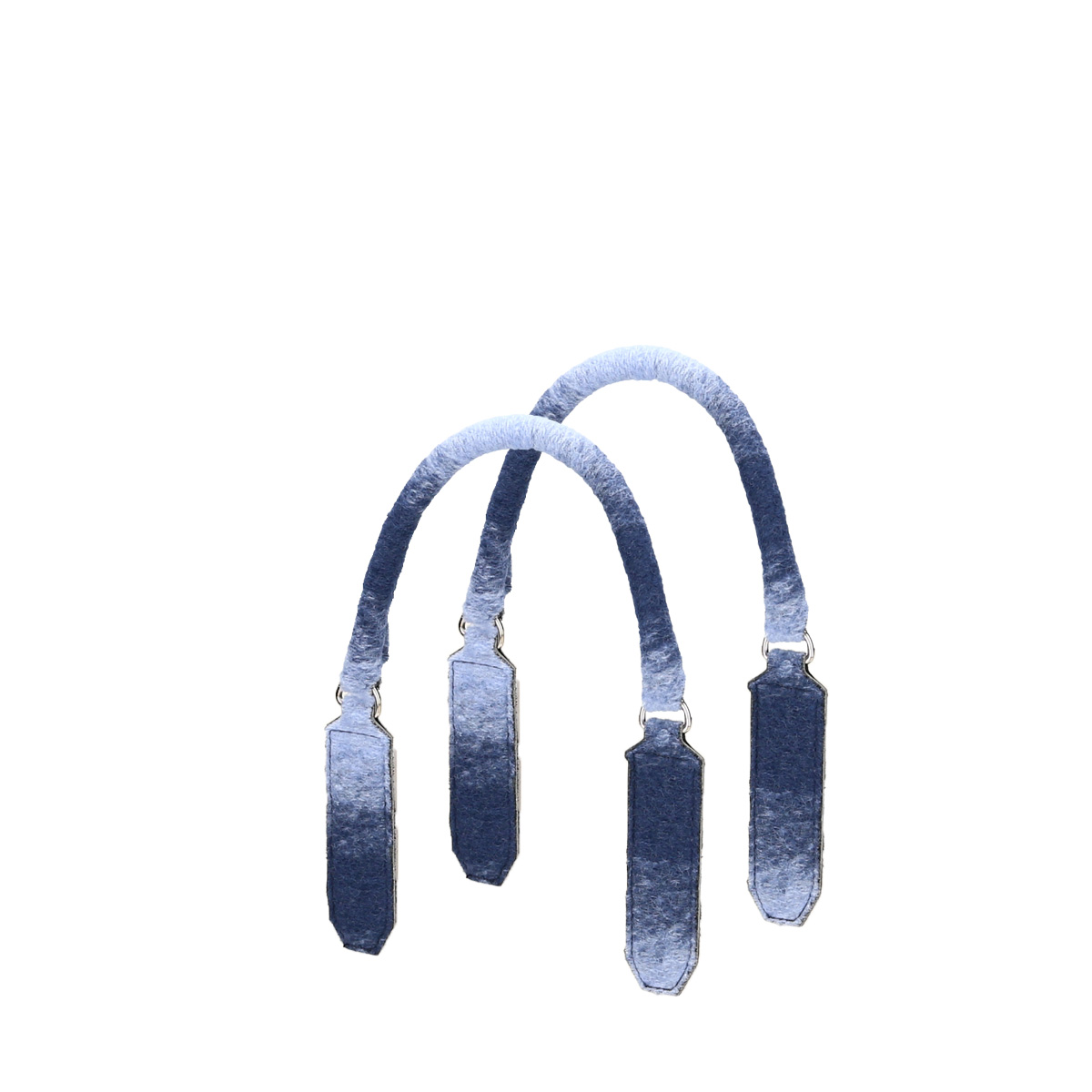 Manici corti Tubolare piatto Lana cotta Blu navy Avio