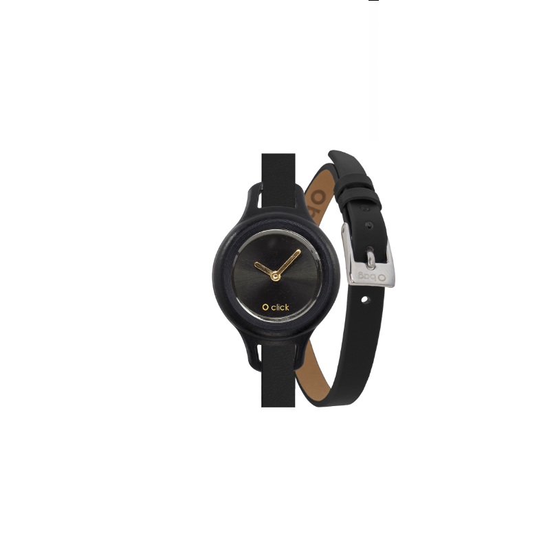 O clock click shift watch Nero