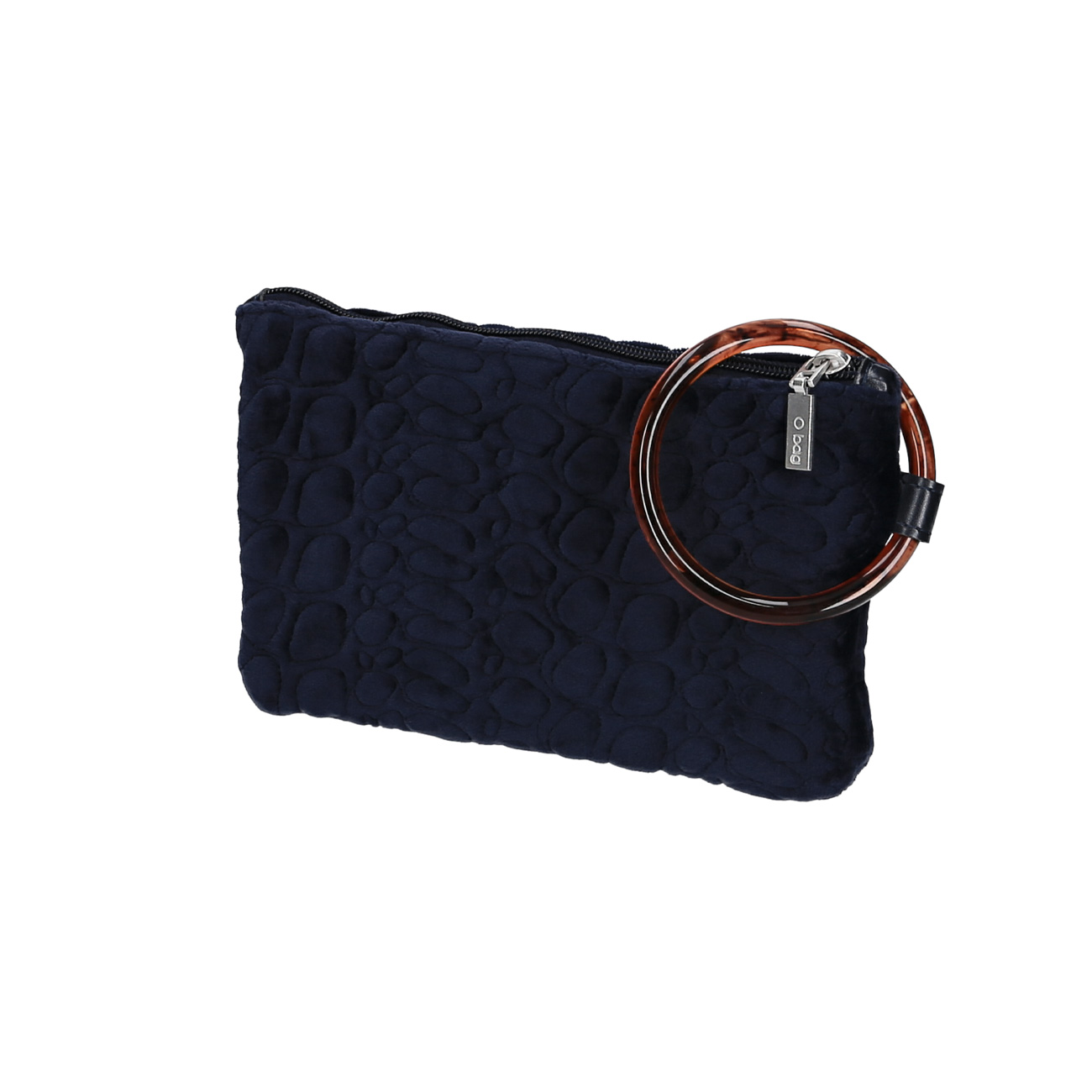 Kosmetická taška O bag manigliotto anello trapuntato cocco Blu Navy