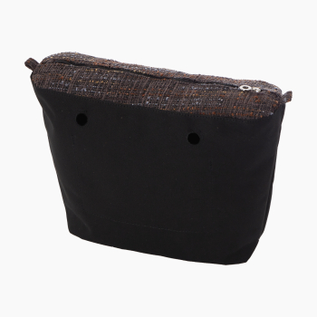 Organizer O bag standard Tweed boucle` Chocolate