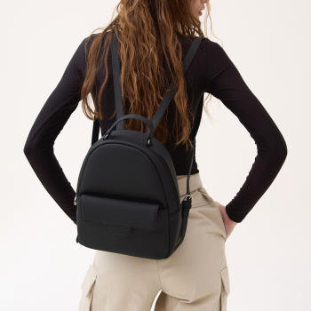 O bag sofia zaino Gommato Nero