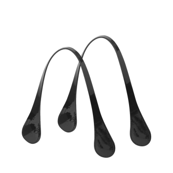 Goccia vernice Nero manici corti