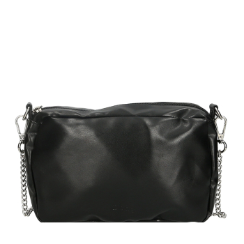 Kabelka O bag glam Simil pelle nappa Nero