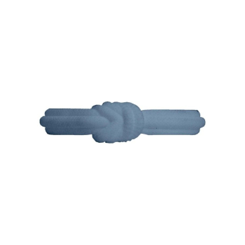 Bracelet O bracelet knot Single Blu pastello
