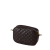 O bag organizzatore pocketbile Effetto nappa matelasse Marrone scuro oro