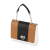 Flap O bag glam Simil pelle nappa fascia stampa snake Biscotto nero