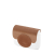 O bag pocket flap Circle ponyskin effect Sabbia