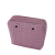 O bag mini Quilted shiny Lilac organizér