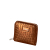 Wallet O half wally Reflective coconut print Bronze