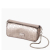 O bag Baguette specchio cocco stampa Gunmetal
