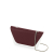 Flap O bag sheen Saffiano con catena Bordeaux