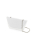 Flap O bag sheen Saffiano con catena Latte