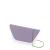 Flap O bag sheen Saffiano con catena Orchid