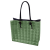 bag O nodi effetto 3D Raso Avocado