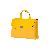 O bag soft smooth mini con pattina Ocra bag