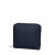 Wallet O half Simil pelle nappa Blu navy