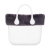 O bag mini Lapin rex Grigio Scuro čelenka