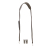 Pasek naramienny Extraslim 110 i Klipsy Shoulder Tumbled effect Lichen