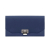 Portafoglio O light Pelle tessuto gommato Blu navy