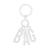 Pendant Lettering O bag Bianco
