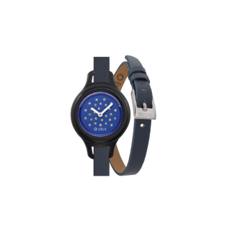 O clock click shift Blu navy watch