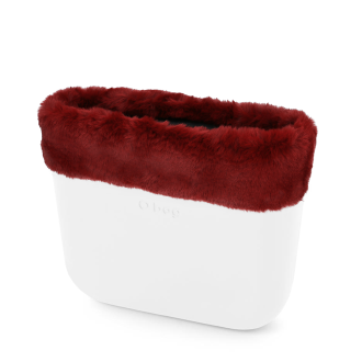 O bag mini Lapin rex Bordeaux Äelenka