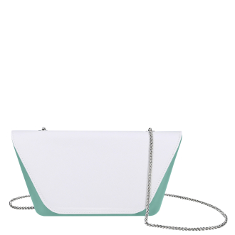 Kabelka O bag sheen Turchese