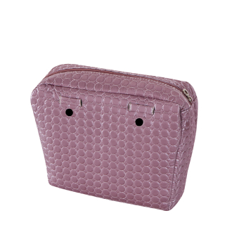 O bag mini Quilted shiny Lilac organizér