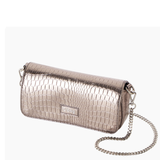 O bag Baguette mirror cocco print Gunmetal