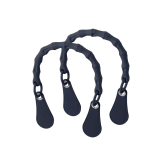 Krótkie uchwyty Bamboo + goccia | Blu navy