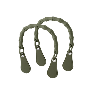 Krótkie uchwyty Bamboo + goccia | Military