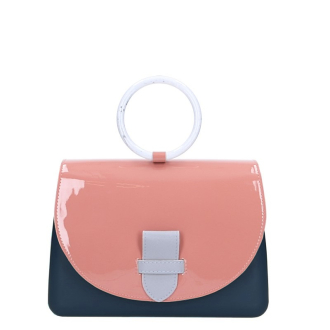 O bag glam blu navy