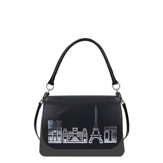 Kabelka O bag glam Grafite