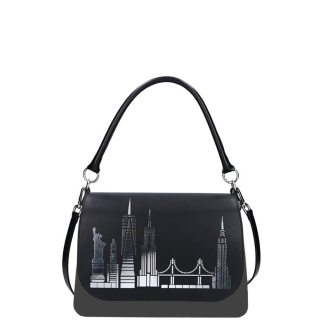 Kabelka O bag glam Grafite