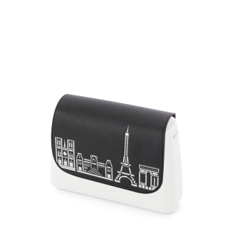 O bag glam flap Skyline 3D Paris