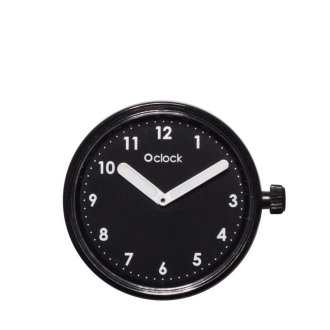 O clock Numbers Nero watch mechanism