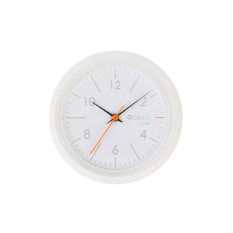 Hodinky O clock Time numeri Bianco