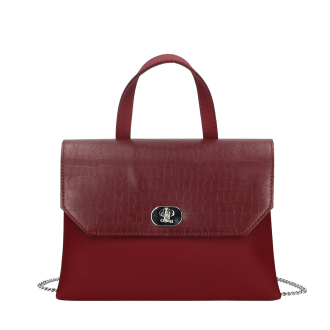 Kabelka O bag smooth mini Bordeaux