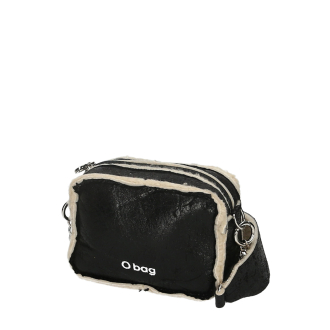 Taška O bag crossy Effetto montone Nero